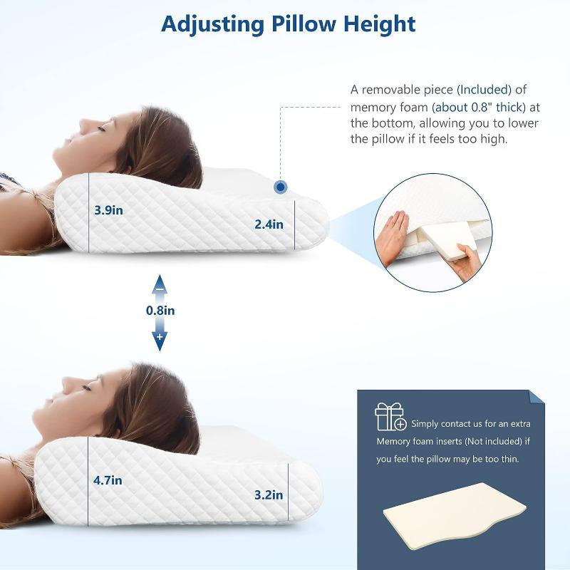 dosaze contoured orthopedic pillow