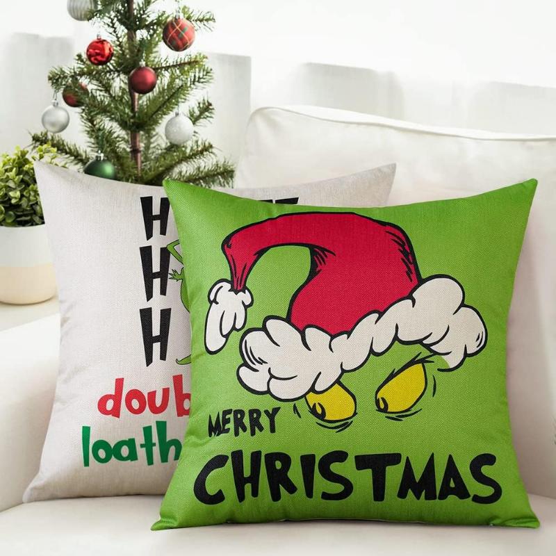 Grinch pillow